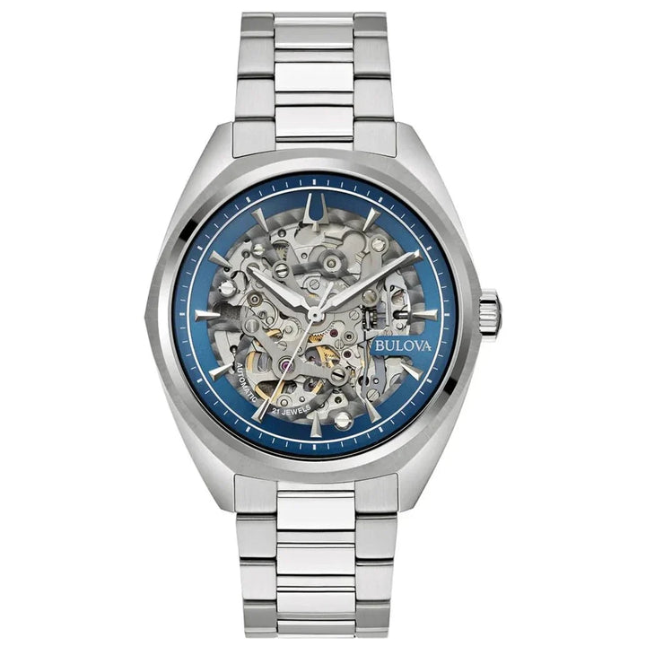 Bulova Classic Automatic — Blue Exhibition Dial | 96A292