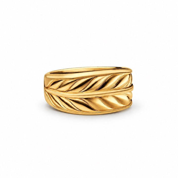Ascendant Band Ring — Yellow Gold — 18k yellow gold · 12.5mm