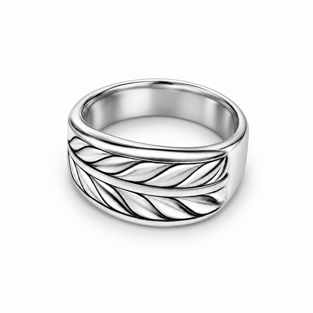 Ascendant Band Ring — Silver