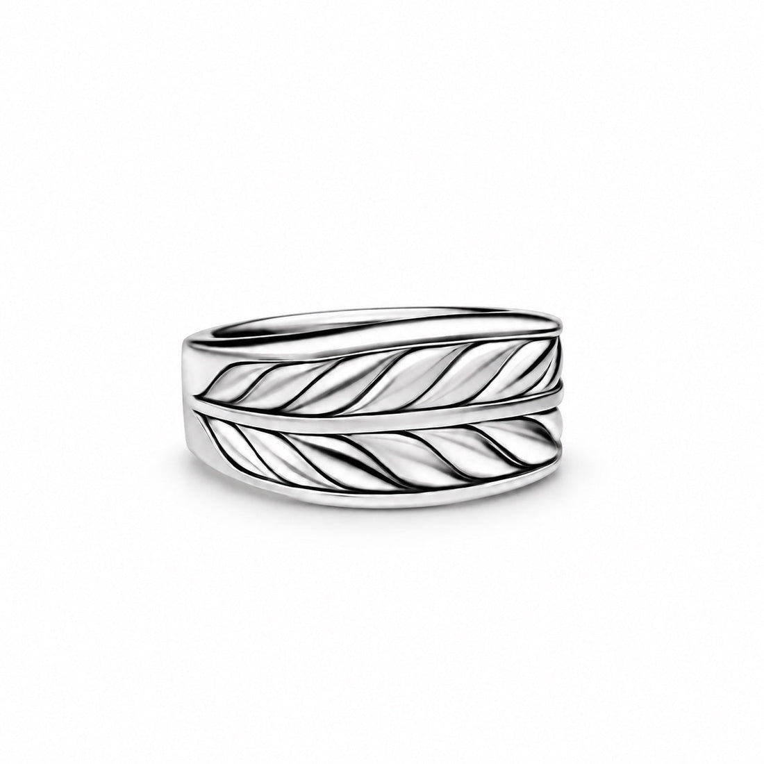 Ascendant Band Ring — Silver — Sterling silver · 12.5mm