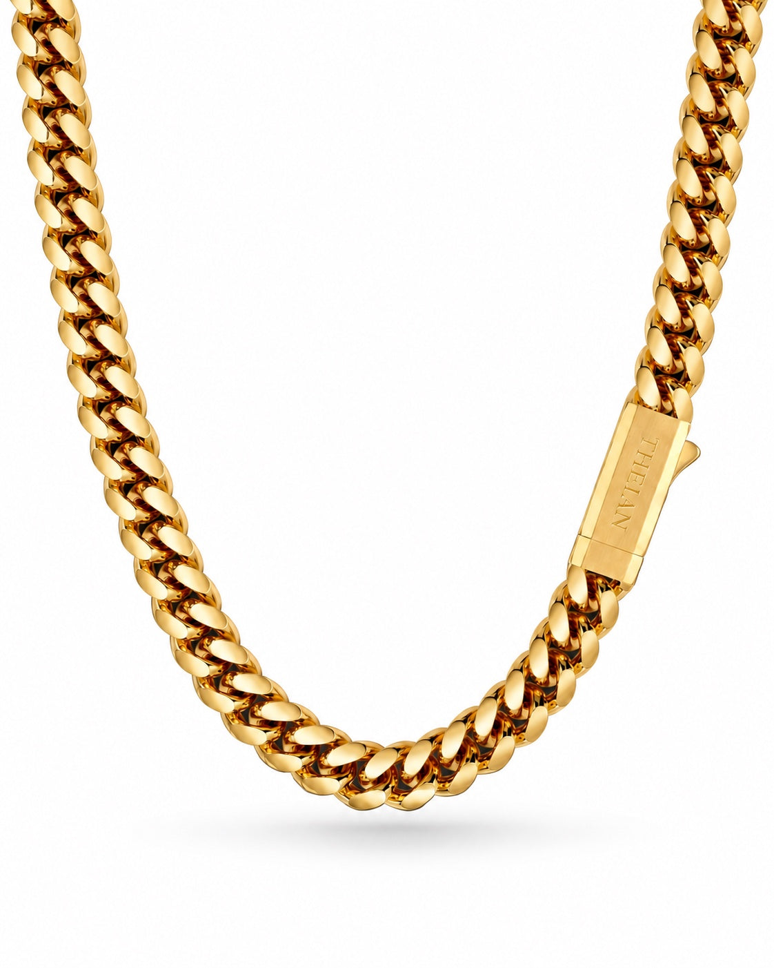 THEIAN Cuban Chain — Gold · 5mm — 18k gold over sterling silver · 5mm
