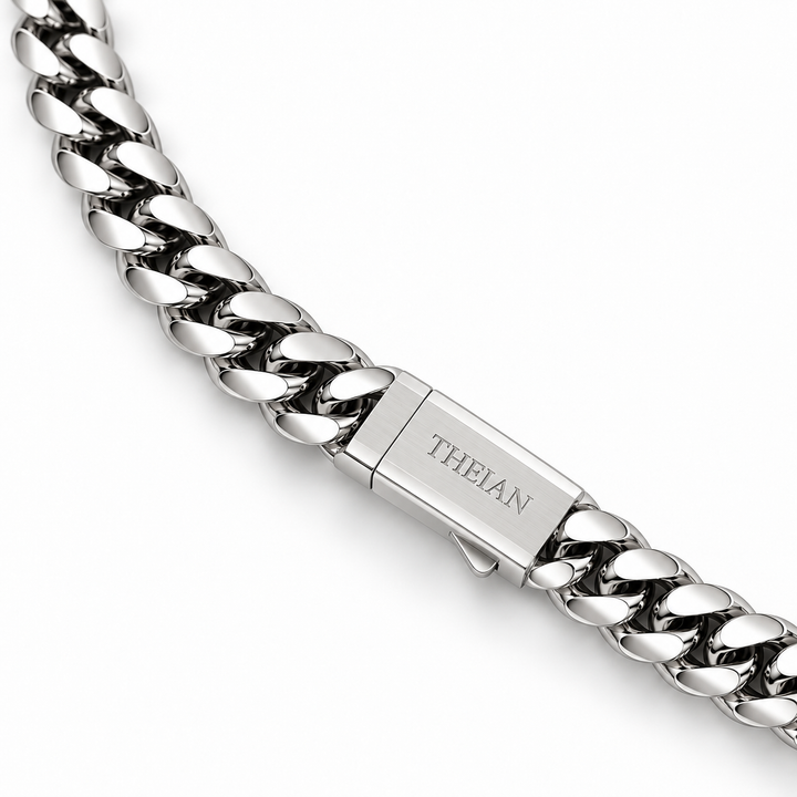 THEIAN Cuban Chain — Silver · 5mm
