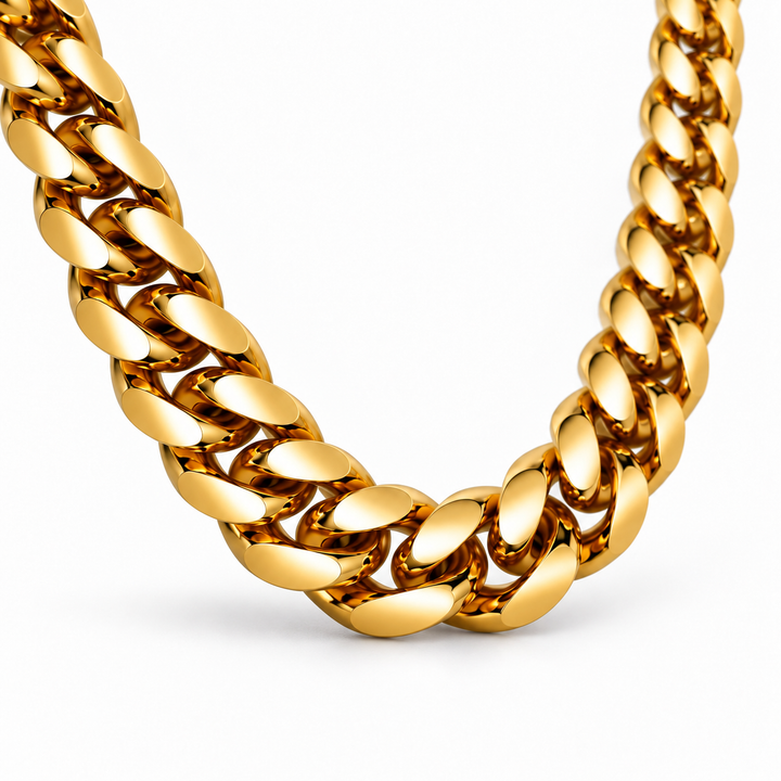THEIAN Cuban Chain — Gold · 8mm