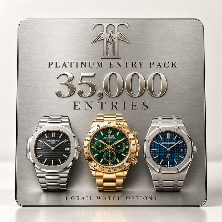 THEIAN Platinum Entry Pack - 35,000 digital giveaway entries, three watch prize options