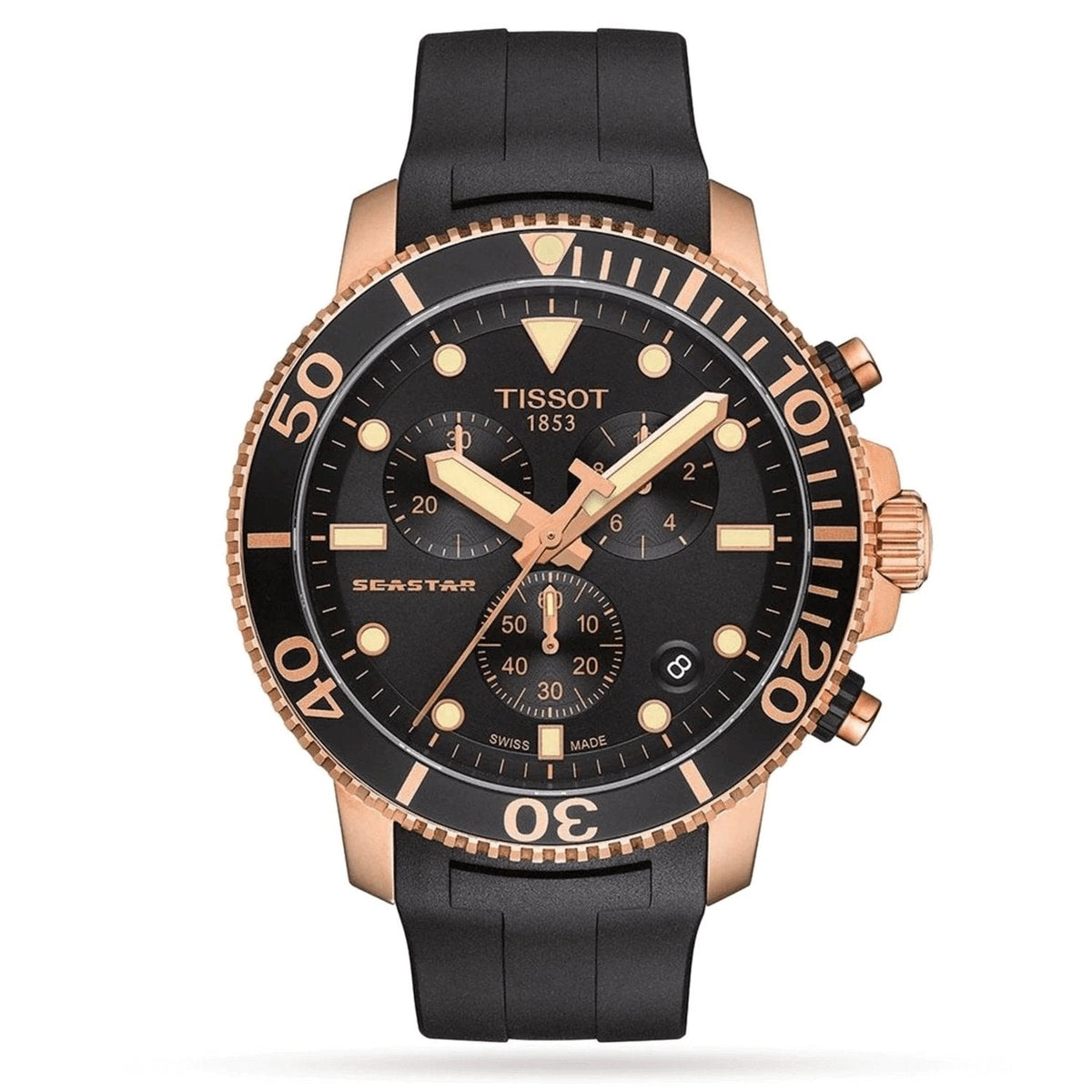 Tissot Seastar 1000 Chronograph — Rose-Gold Tone | T1204173705100
