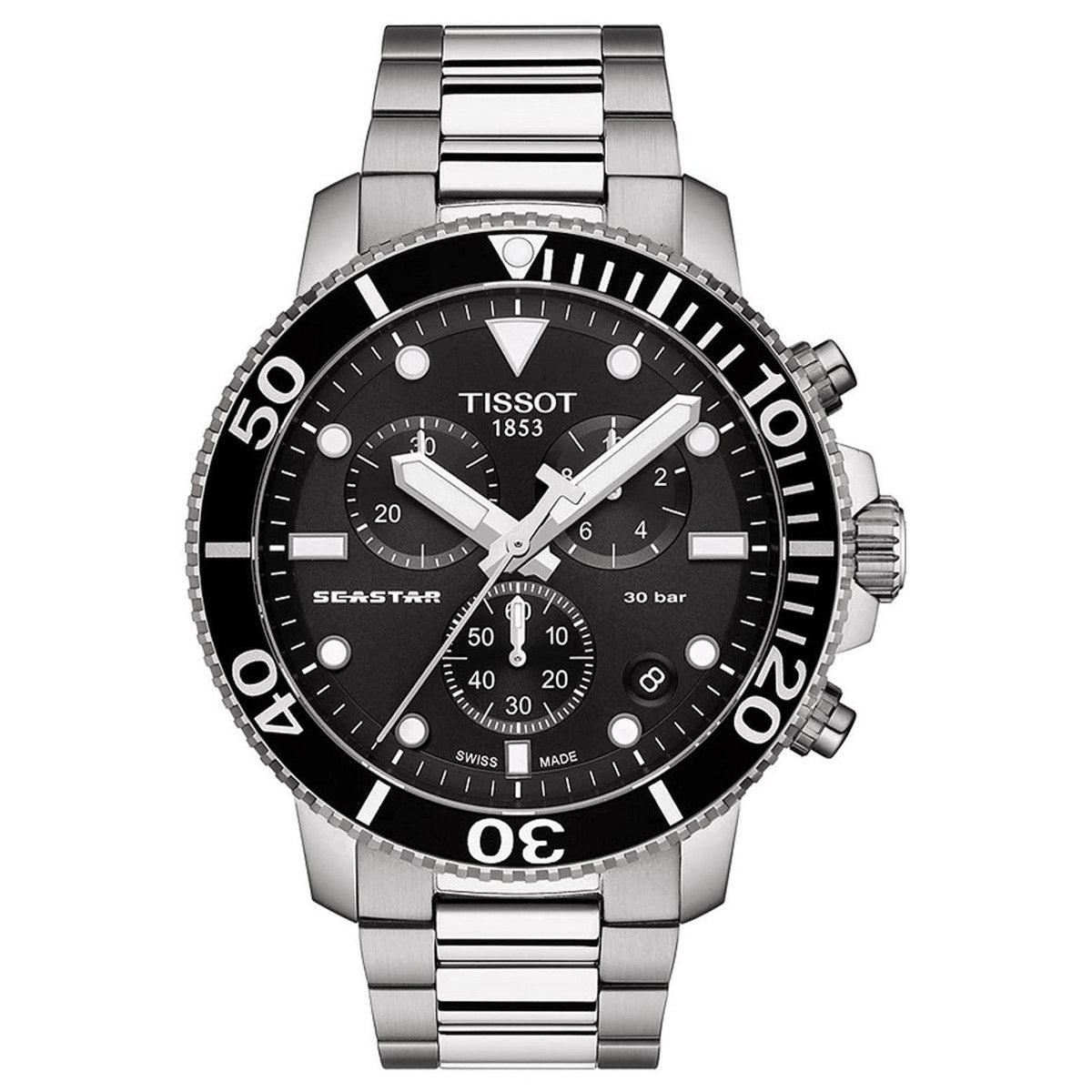 Tissot Seastar 1000 Chronograph — Black Dial | T1204171105100